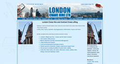 Desktop Screenshot of london-contract-crane-hire-lifting-services.co.uk